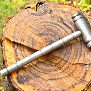 Damascus Steel Hammer Hand Forged